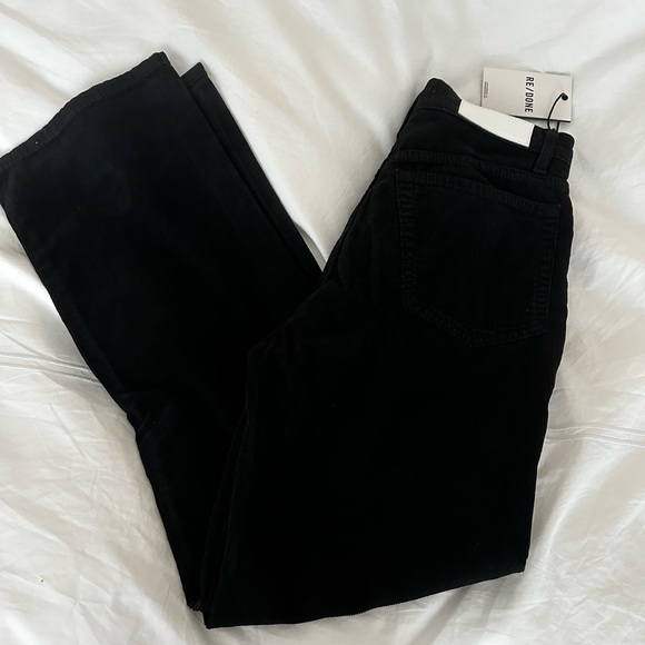 NWT Re/Done 70s Loose Flare in Black - Picture 7 of 7